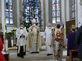 Diözesale Aussendung der Sternsinger des Bistums Fulda in St. Crescentius (Foto: Karl-Franz Thiede)